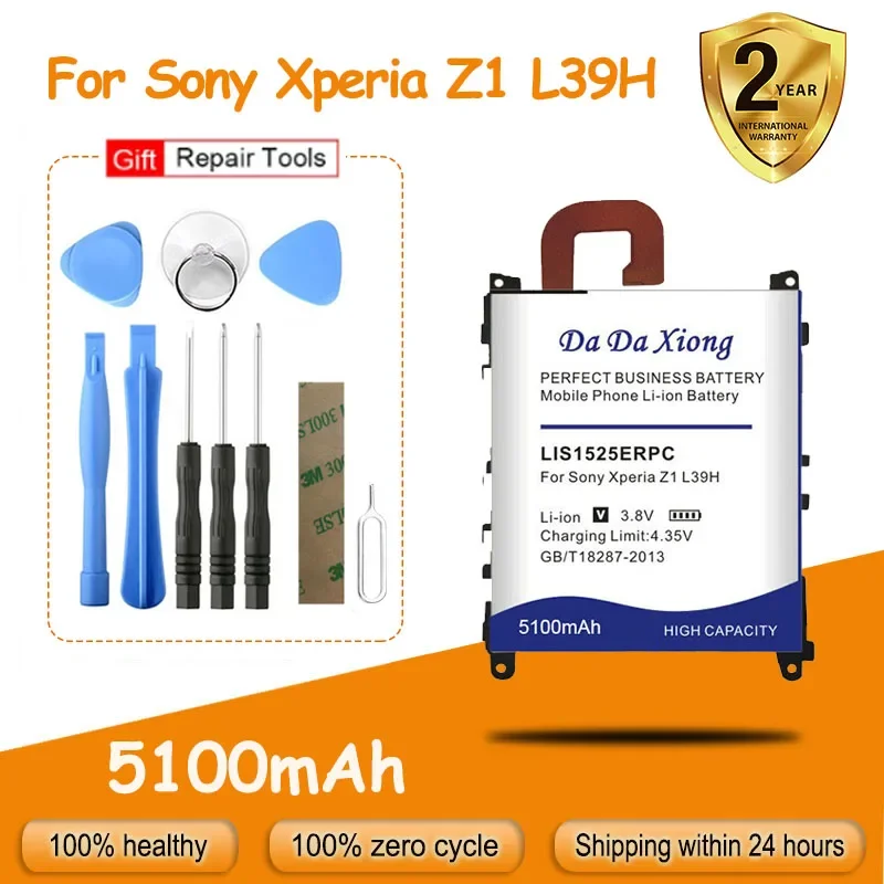 

Аккумулятор LIS1525ERPC на 5100 мА · ч для Sony Ericsson Xperia L39h Z1 L39 C6902 C6903 C6916 C6943 и т. Д. Аккумулятор + Бесплатные инструменты