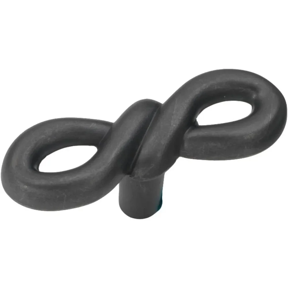 

P3450-BI 2-1/8-Inch by 3/4-Inch Rustic French Twist Knob, Black Iron