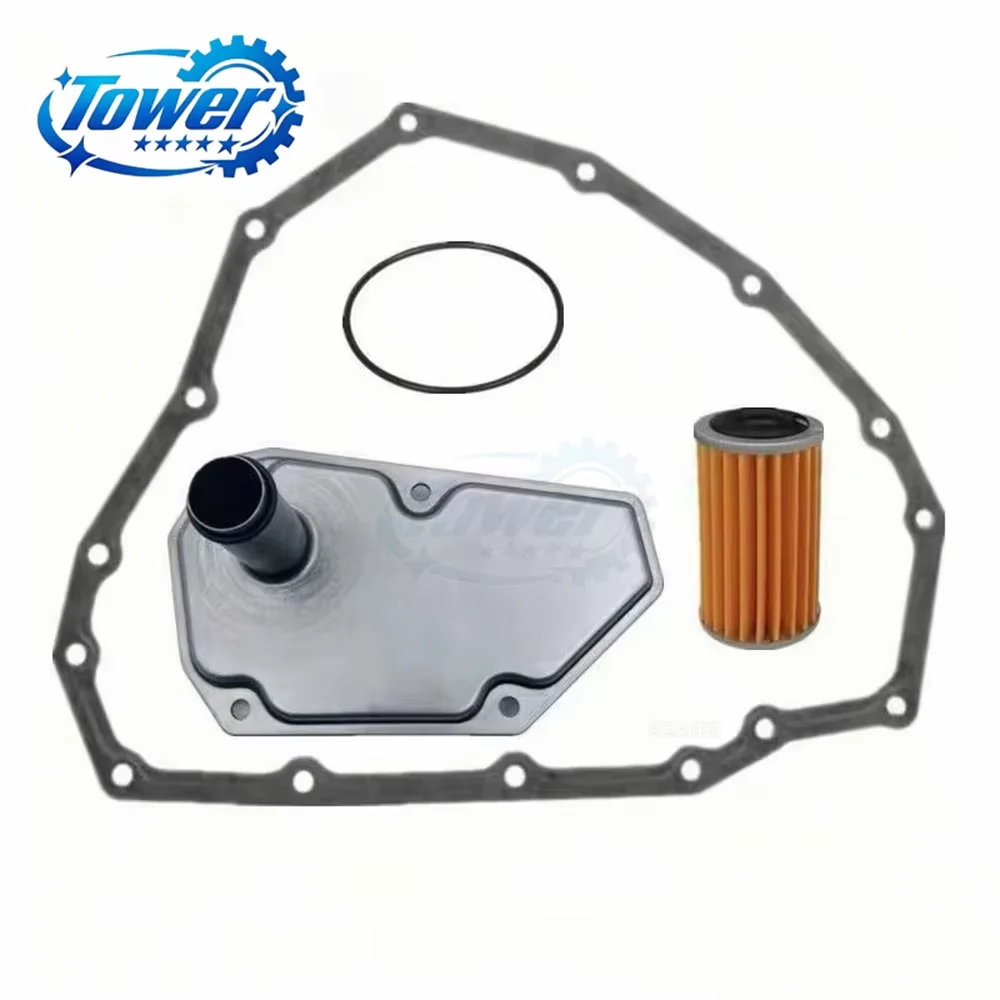 3Pcs 33010-JF015 Car 15 Hole Transmission Oil Filters & Pan Gasket Set For 2012-2019 Nissan Sentra Versa Note 31726-28X0A