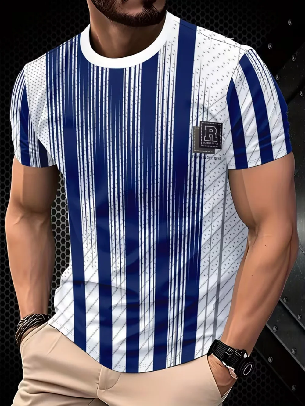 

Men's T Shirt Casual Loose New 3D Print Mens O-Neck Short Sleeved Tee Street Daily Fashion T-Shirt for Men Vintage Summer Tops