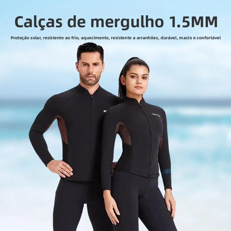 thermal-wetsuit-dive-suit-15mm-two-piece-women's-snorkeling-swimming-costume-anti-cold-jellyfish-suit-motorcycle-surfing-sailing