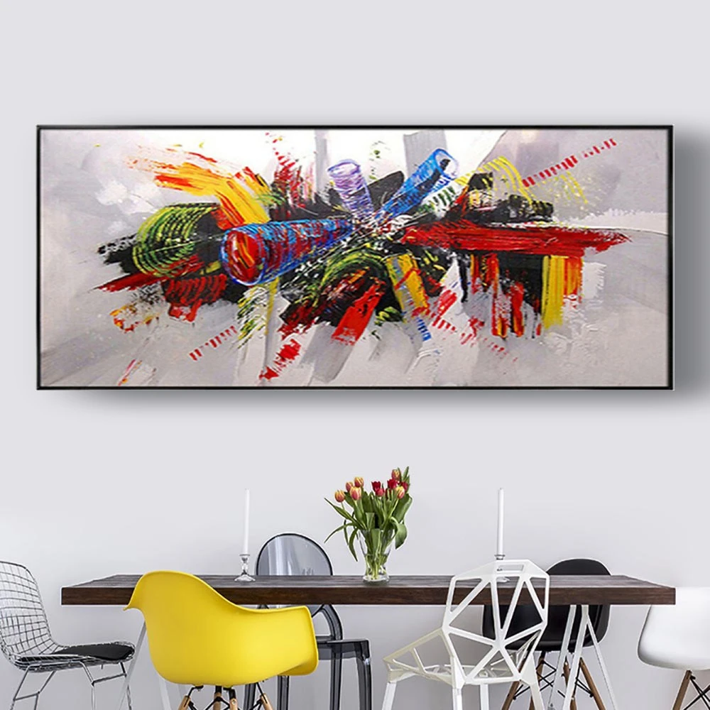 

Aesthetics Home Wall Decor Art Graffiti Abstract Oil Painting On Canvas Hanging Panel Picture Custom Paintings Trim Living Room