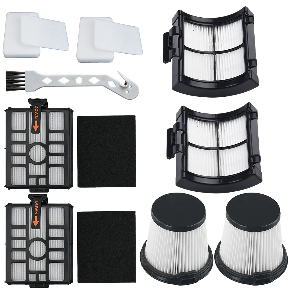 13Pack Vacuum Filter Kit For Shark Detect Pro- IW3511 IW3120 IW1111 Washable- HEPA Foam Pre-Motor Filters With Brush