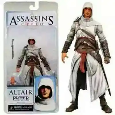 Neca Assassin'S Creed Game Figures Altaiir White Clad Assassin Ezio Revelations Action Figures Doll Model Toys Collect Ornaments