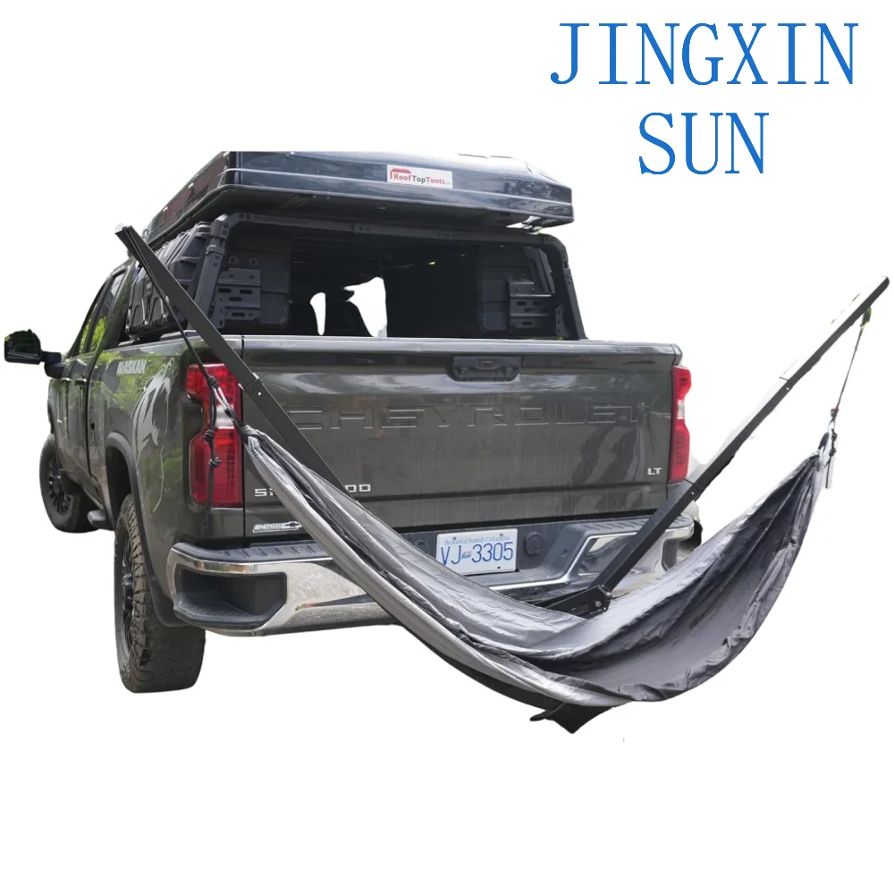 Wholesale Hammock Hitch Stand Trailer Receiver Folding Bracket Off-Road Black