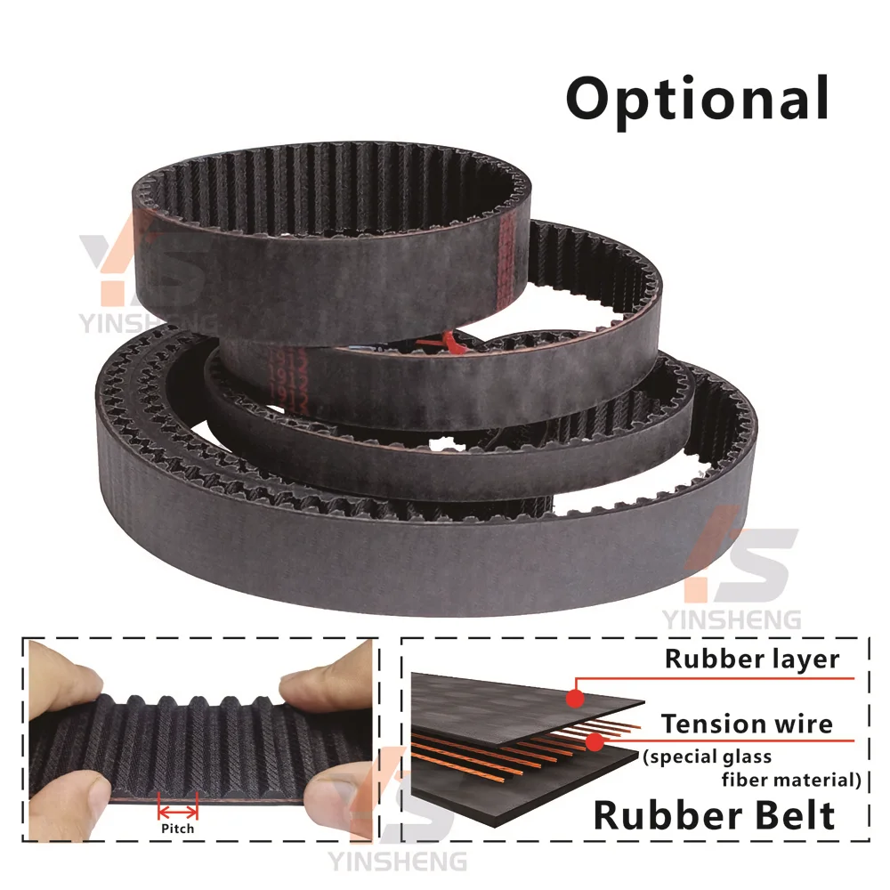 280-664mm, S8M Timing Belt, Model from 280-S8M, 344-S8M, 352-S8M, 360-S8M, 368-S8M, 376-S8M, 384-S8M to 664-S8M toothed Belt