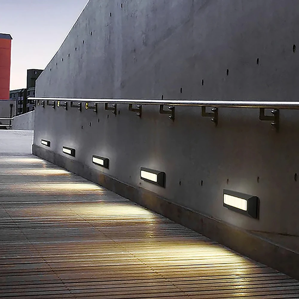 

Aluminum Step Stair Light Emitting Diode Light Modern IP65 Waterproof Outdoor Wall Light