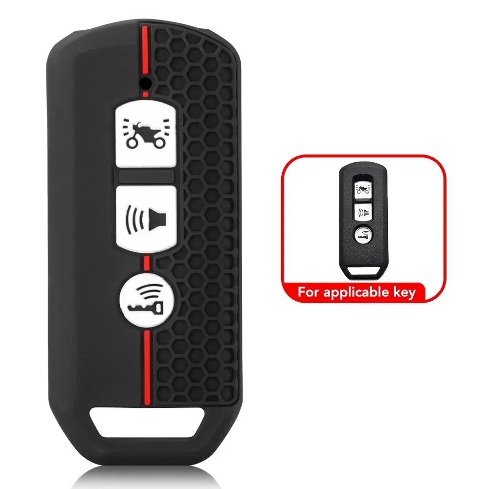 2025 High Quality For Honda Adv 350 PCX 125 PCX160 AV 350 SH350i VISION 110 2021 2022 2023 Silicone Remote Key Case Cover Shell