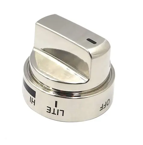 1pc Gas Stove Knob Cooktop Burner Control Valve Stainless Steel Replacement Propane Grill Barbecue Patio Heater Oven AEZ72909008