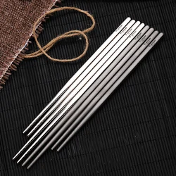 Tiartisan Titanium Camping Tableware Ultralight Portable 195mm/ 230mm Hollow Chopsticks Cutlery For Outdoor Hiking Backpacking