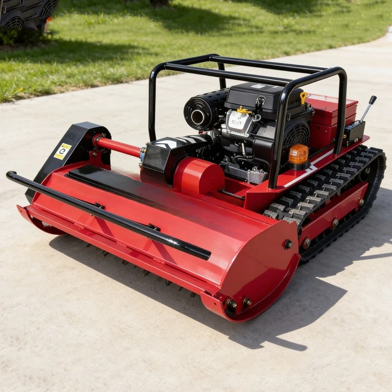 Flail-type farmland lawn mower, cornfield weed removal and grass crusher