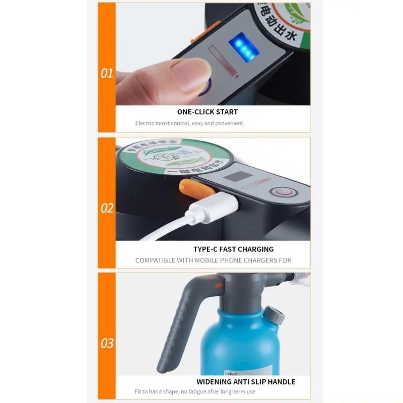 J0MA Small Electric spume Device 2L Capacity Appropriate For Different Washing Jobs