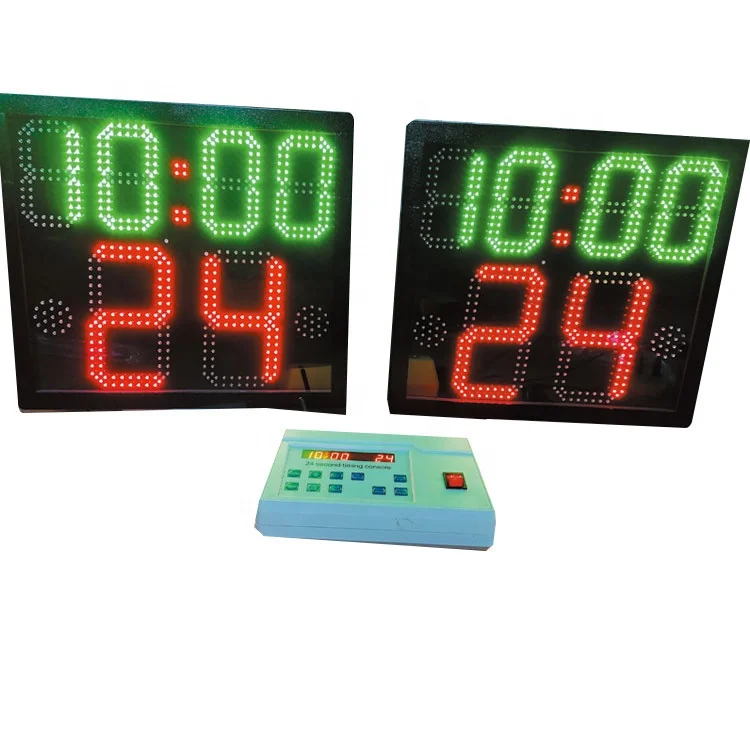 Temporizador de reloj de tiro de 24 segundos de baloncesto digital inalámbrico con cable a precio de fábrica