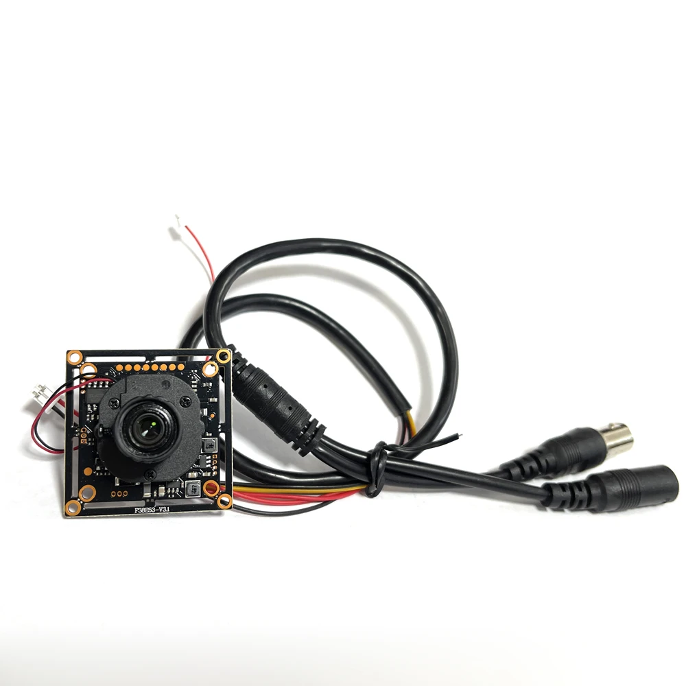 مجموعة وحدة كاميرا CCTV بدقة 5 ميجابكسل AHD - 4 في 1 محوري رقمي عالي الدقة، لوحة دائرة مراقبة كاملة مع عدسة وكابل IR-Cut مجموعة كاملة