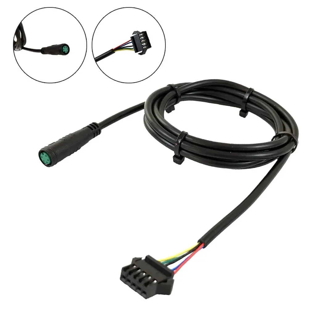 

Electric Bicycle Extension Cable Adapter Cable For KT Display Waterproof Connector SM Connector 5pin 1.45m E-bike Adapter Cable