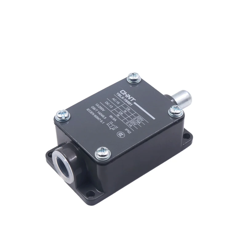 YBLX 19-001/111/121/131/K Travel Limit Switch Machine Tool Power Circular Protection Contact Roller Travel Switch PG9 Connector