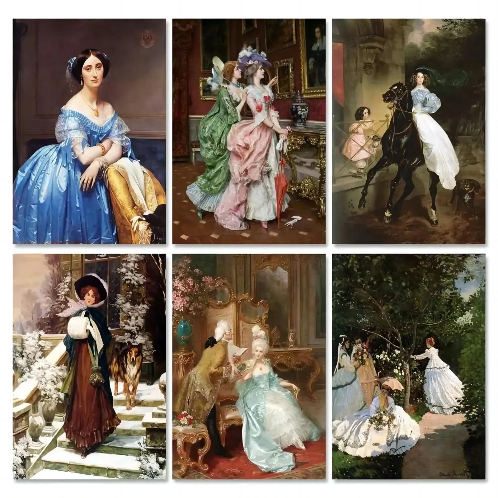 

1box New Arrival 500/1000/1200/2000 PCS Puzzle Portrait Woman Diy Birthday Gifts Home Decoration Family Games