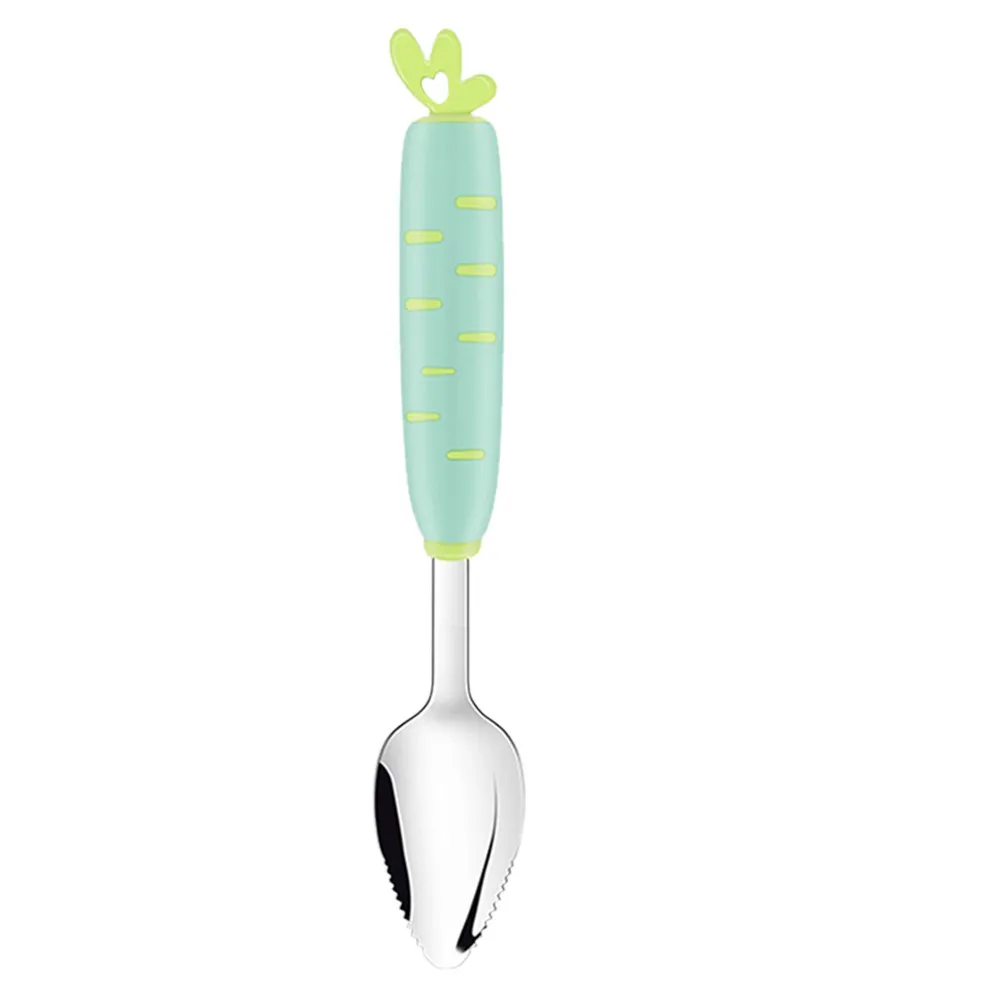 

Stainless Steel Baby Spoon Set for Self-Feeding Training Weaning Toddlers First Stage Food Scoop Fruit Puree Feeding Utensils