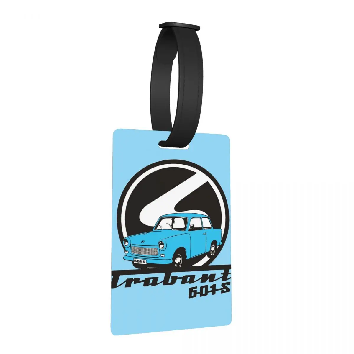 

Багажные бирки Trabant 601, аксессуары для чемодана, милые дорожные бирки для багажа, держатель этикетки, идентификационное имя, адрес