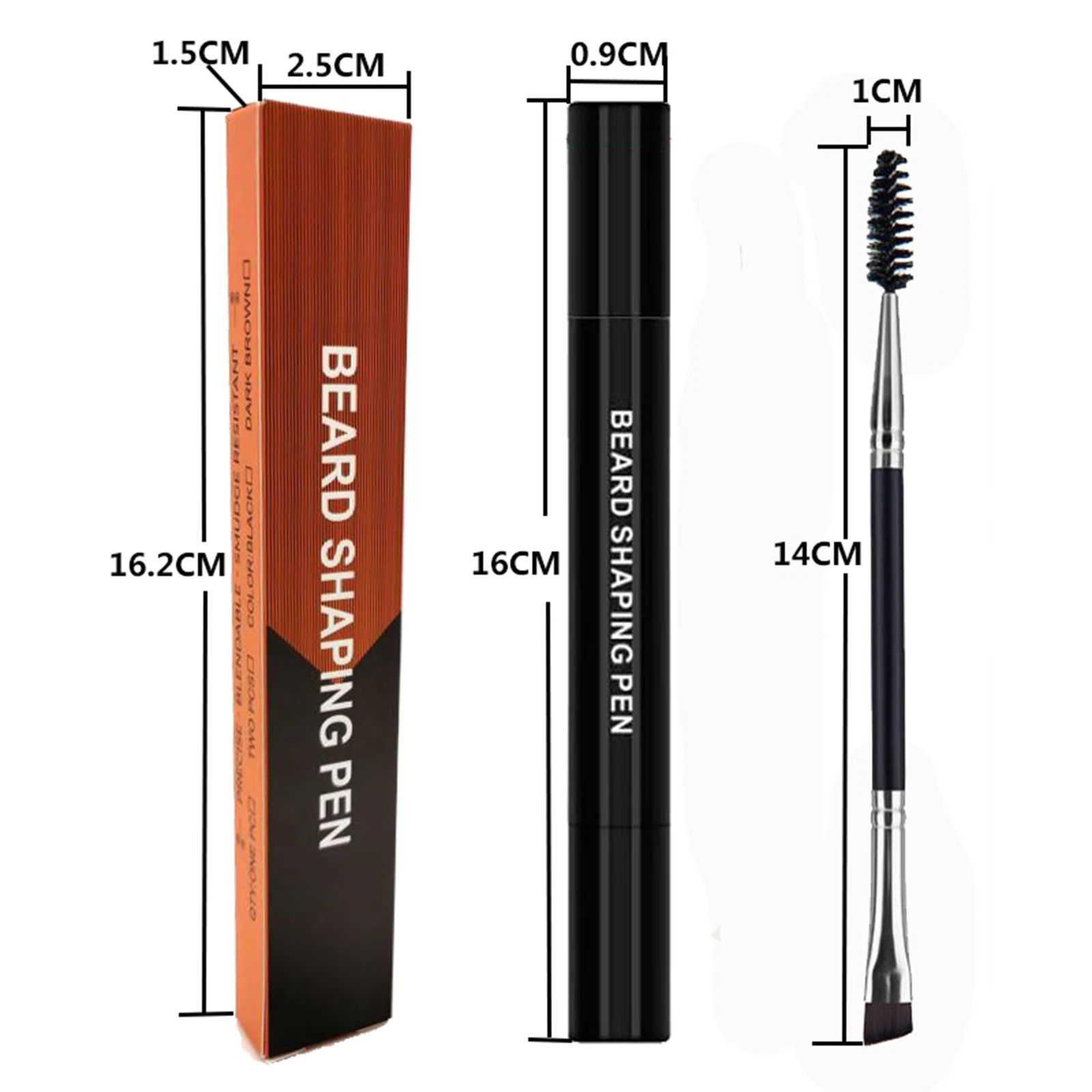 Hair Beard Filler Pen Sharpen & Define Your Beard Pen Fast Camouflage New