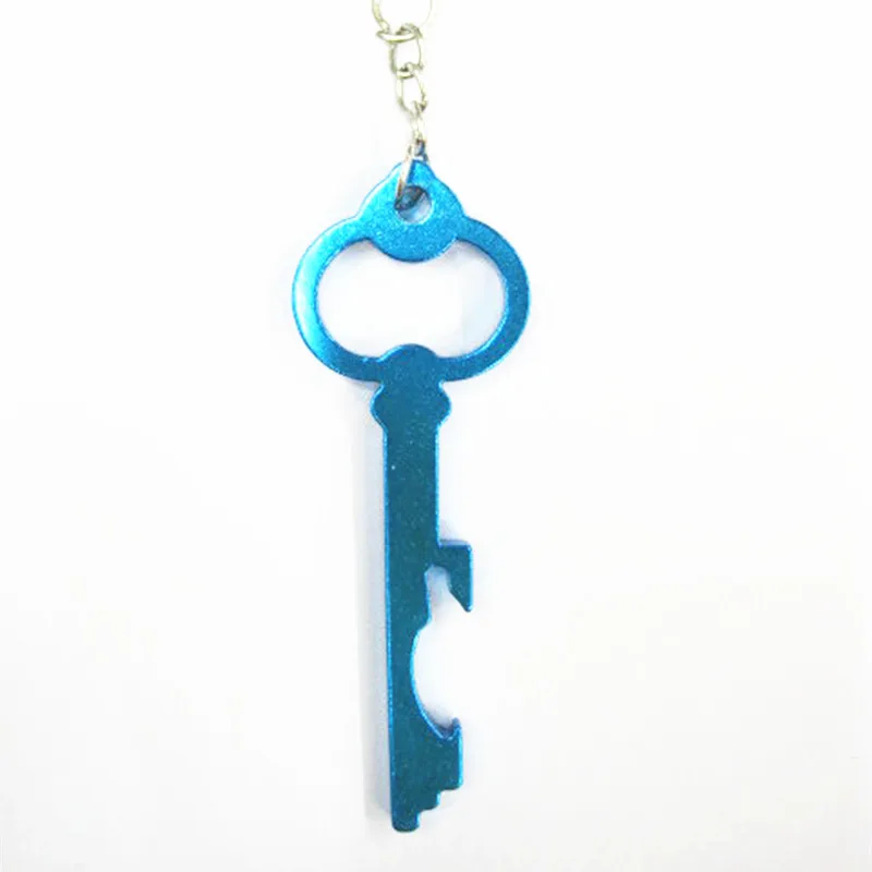 Aluminum Alloy Key Pendant Stainless Steel Car Keyring New Creative Car Bag Accessory Bottle Opener