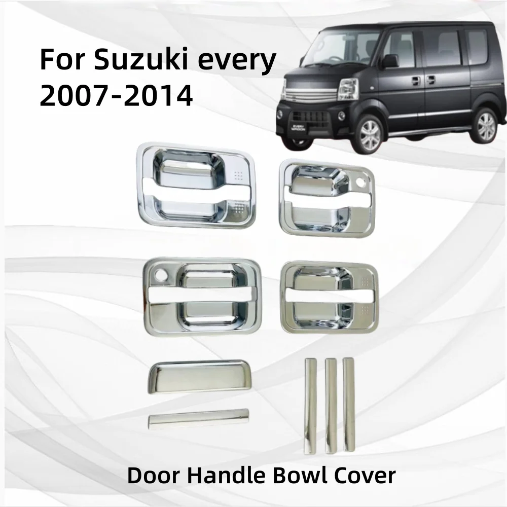 

Car upgrade Exterior Chrome Door Handle Covers Bowl Cover Trim For Suzuki every 2007 2008 2009 2010 2011 2012 2013 2014