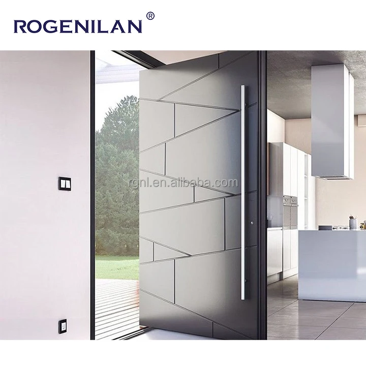 유럽 스타일 주택용 방탄 현관문, 독특한 주조 알루미늄 현관문