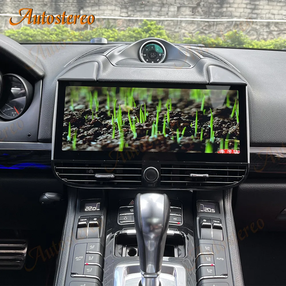 12.3 Inch Qualcomm Carplay For Porsche Cayenne 2010-2016 Car Radio GPS Navigation Media Player 4G QLED Touch Screen Head Unit