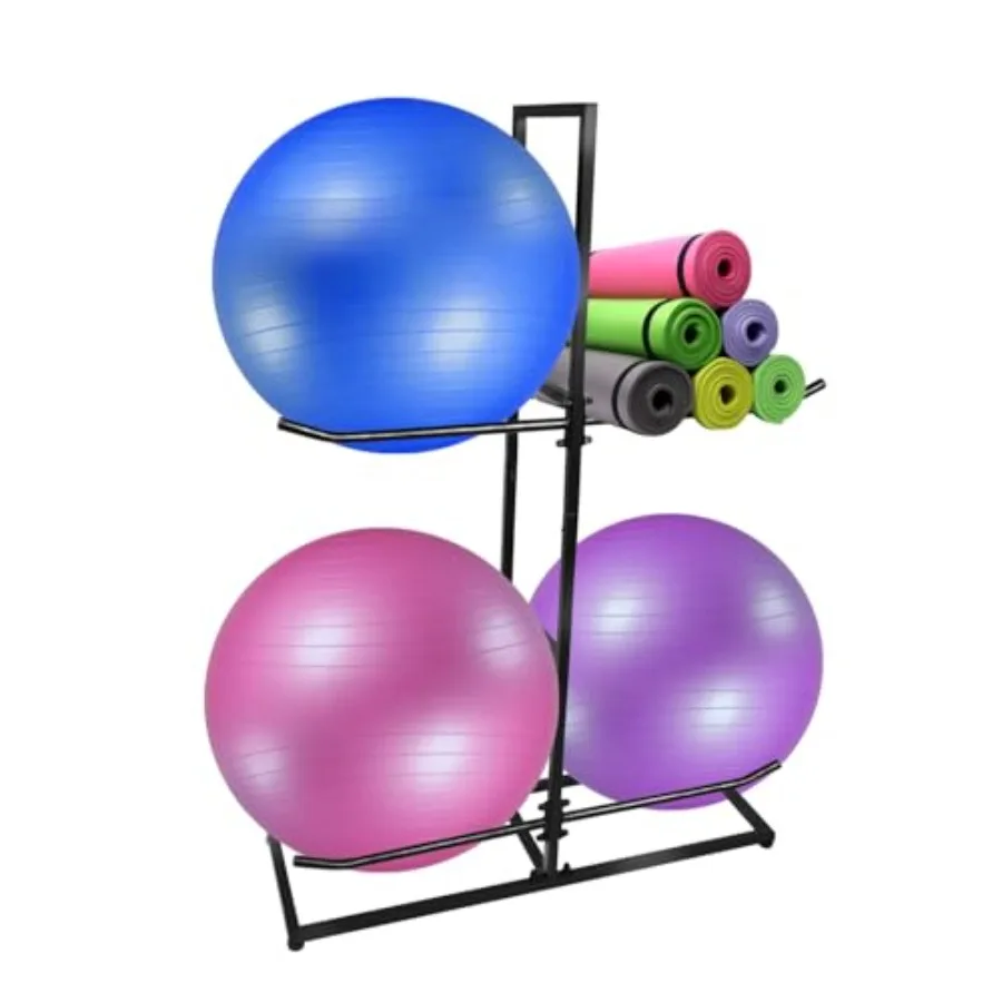 

Exercise Ball HolderStability Ball Rack Exercise Ball and Balance Ball Storage Racks Suitable for Yoga Ball Stability Ball Yoga
