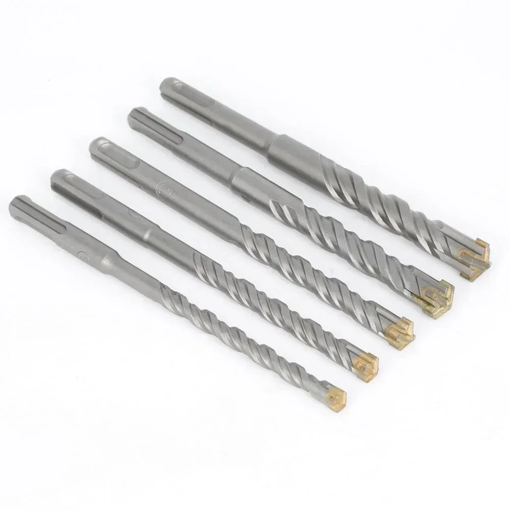 1pc 160mm Concrete Drill Bit Cross Tips 4 Cutters Double Auger Hammer Wall Brick Block Electric Hammer Masonry Bit