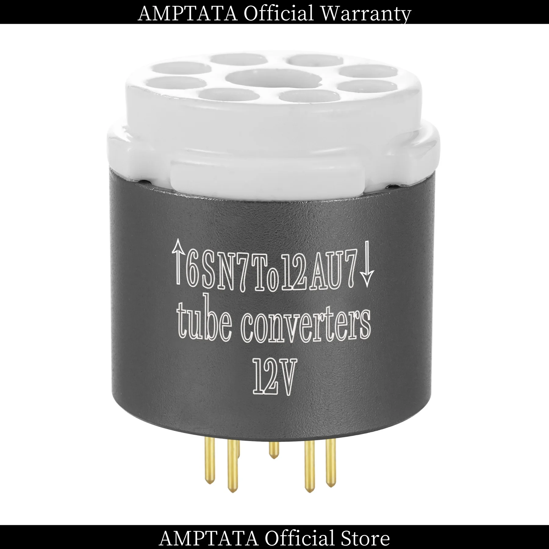 6sn7 cv181 para ecc83 12ax7 ecc82 12au7 ecc81 12at7 7025 cv4003 cv4004 5751 amplificador de tubo de vácuo converter adaptador de soquete 6.3v ou 12.6v
