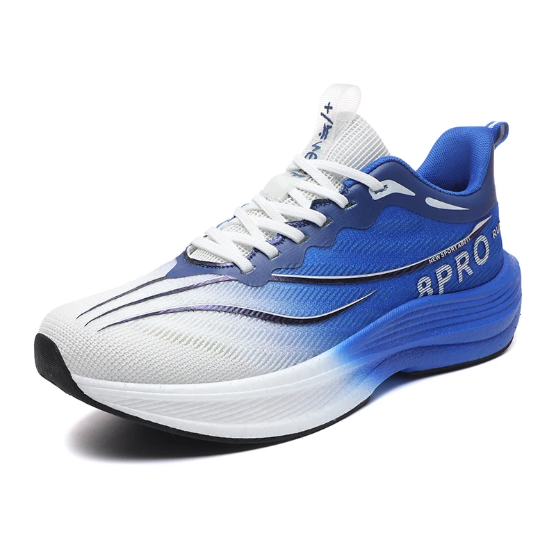 

Running Shoes Women Thick-soled Lightweight Mesh Breathable Anti-slip Casual Shoes Men Soft Lace-up Sports Shoes Men