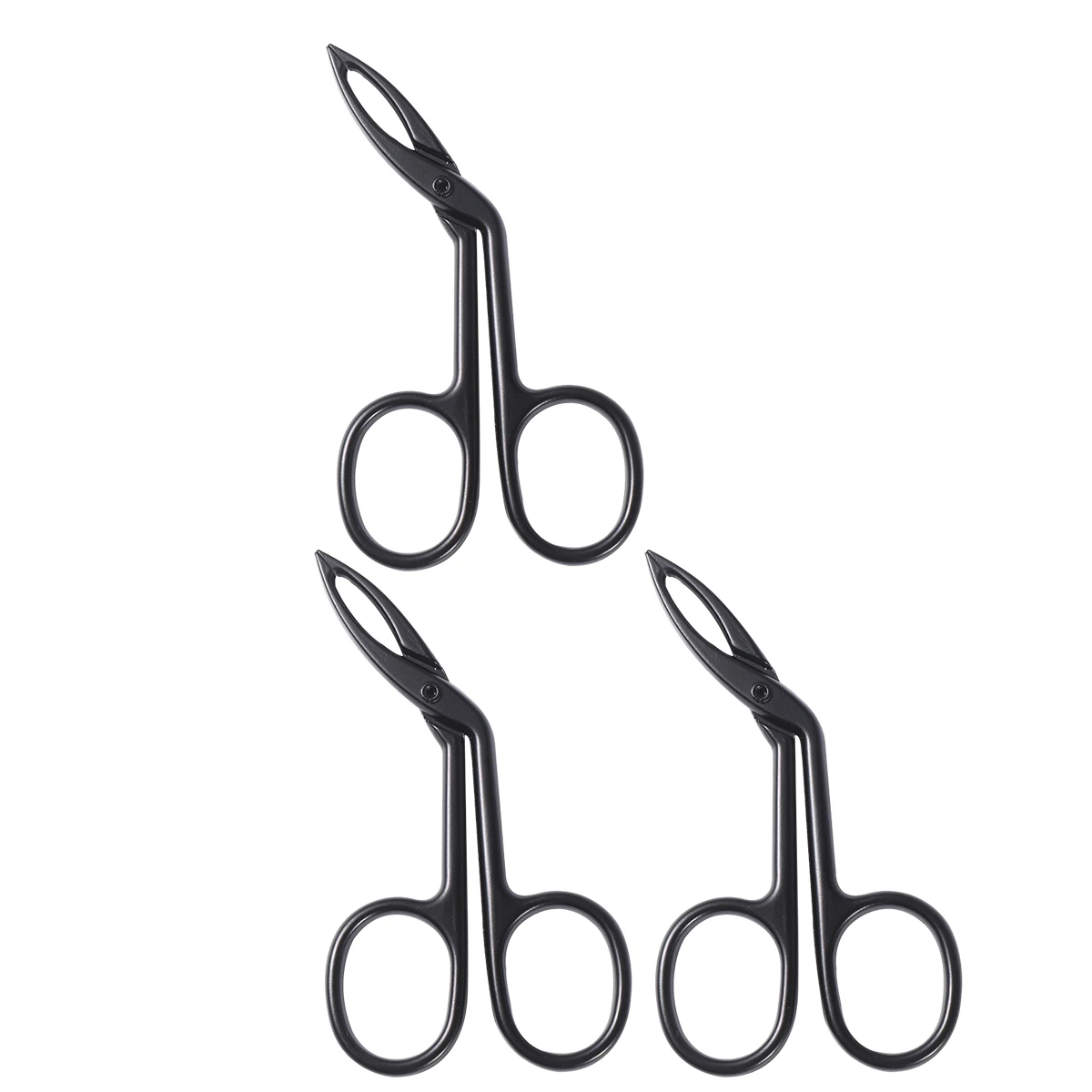 

3 Pcs Eyebrow Clip Facial Hair Tweezer Stainless Steel Tweezers Nose Trimmer Face