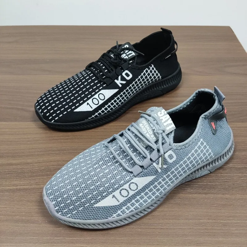 

New Men's Sneakers Outdoor Soft Sole Mesh Sports Shoes Running Shoes Light Anti-Slip Casual Couple Tennis Shoes