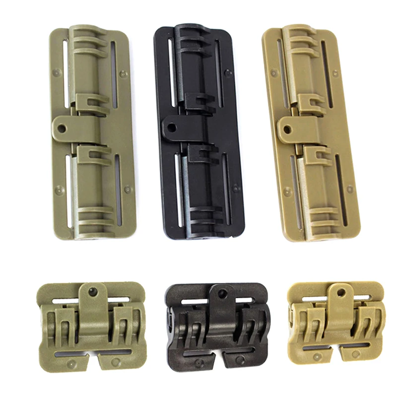 Tactical Vest Quick Release Buckle Slider Tactical Vest Buckle MOLLE Strip Module Strip Plastic Buckle Hinge