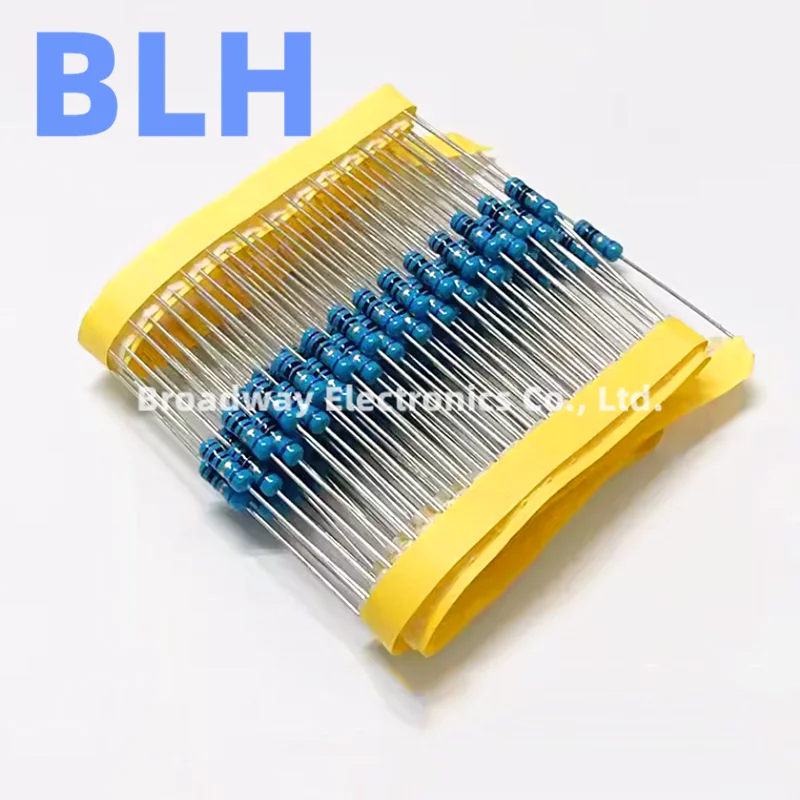 100PCS 1/2W 1% Metal Film Resistor 0.5W 5.6K 6.2K 6.8K 7.5K 8.2K 9.1K 10K 12K 13K 15K 16K 18K 20K 22K 24K 27K 30K 33K 36K ohm