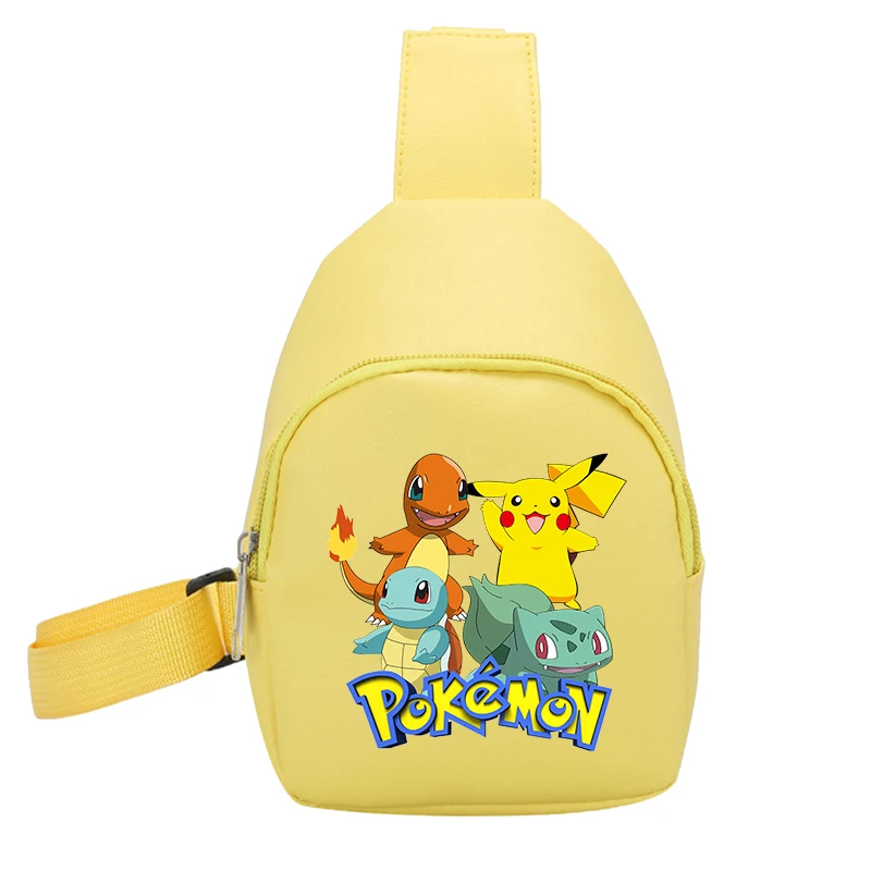 Pok É Mon Shoulder Bag Anime Print Crossbody Bags Cartoon Portable Mini Storage Bag Student Stationery Organizer Birthday Gifts