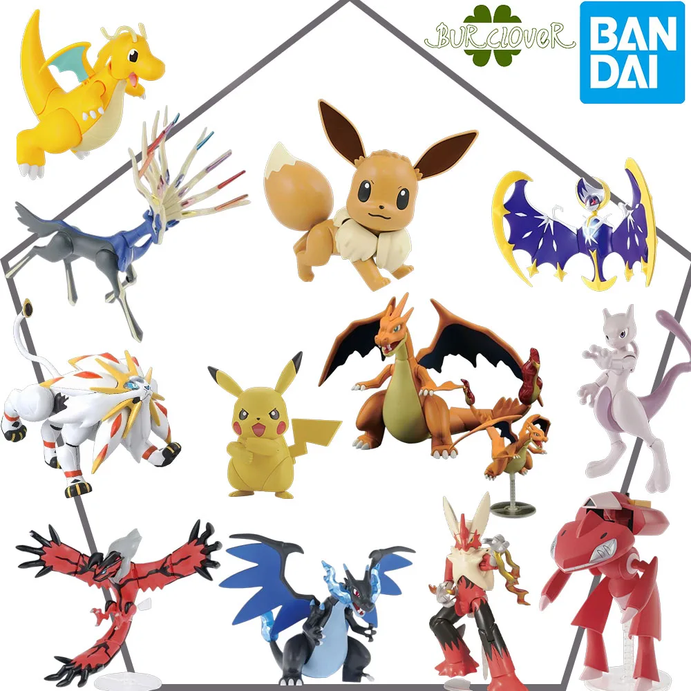 

BANDAI ORIGINAL Pokemon Evolution series Genosekt Ebu аниме фигурка в сборе модель игрушки подарок Коллекционные В НАЛИЧИИ