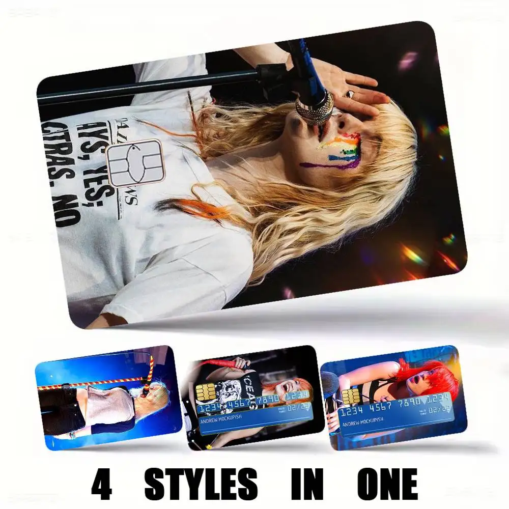 Paramore Pop-Punk Hayley Williams-s High Definition Matte PVC Film Tape | For Credit Card, Debit Card Stickers & Gift Decoration