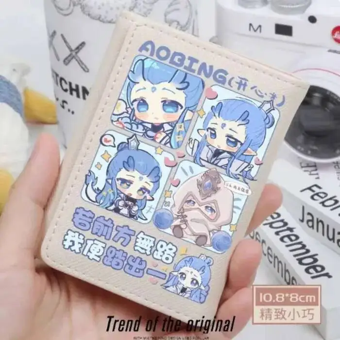 

Китайский дракон Aobing, модный кошелек из искусственной кожи, кошелек для карт, засов для монет, сумка для денег, подарок для косплея B2195, аниме