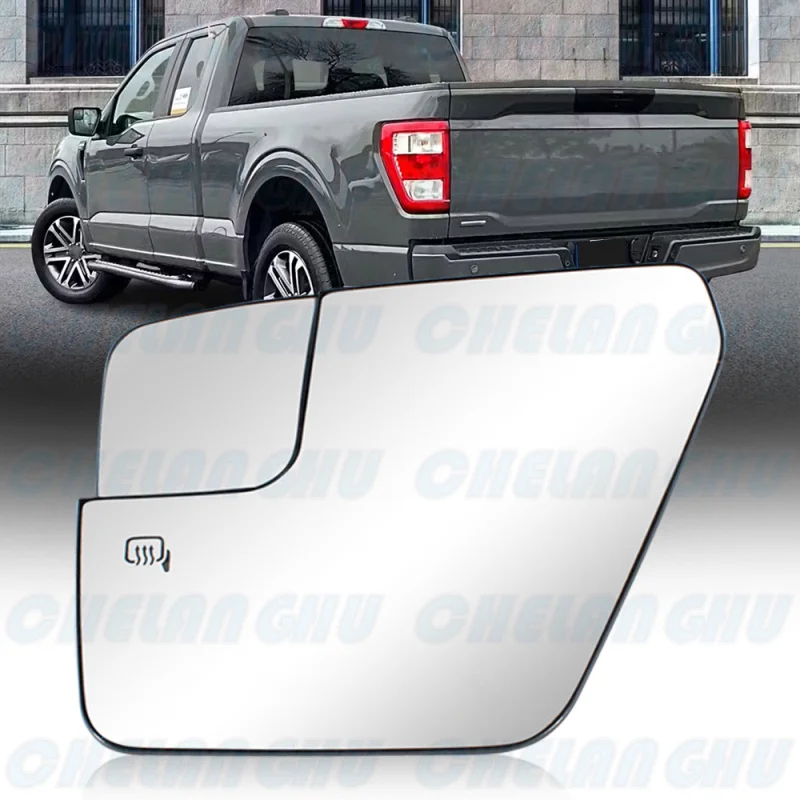 

For Ford F150 2021 2022 2023 2024 2025 car accessories Left Side Heated Rear Mirror Glass ML3Z-17K707-G FO1324204