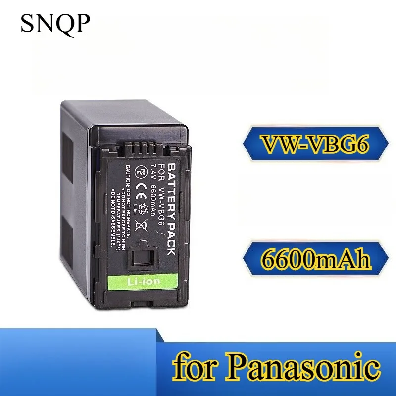 

Сменный аккумулятор VW-VBG6 6600 мАч для Panasonic AG-HMC153 AG-HMC83 AG-HMC73 AG-AC130 AG-160MC MDH1GK