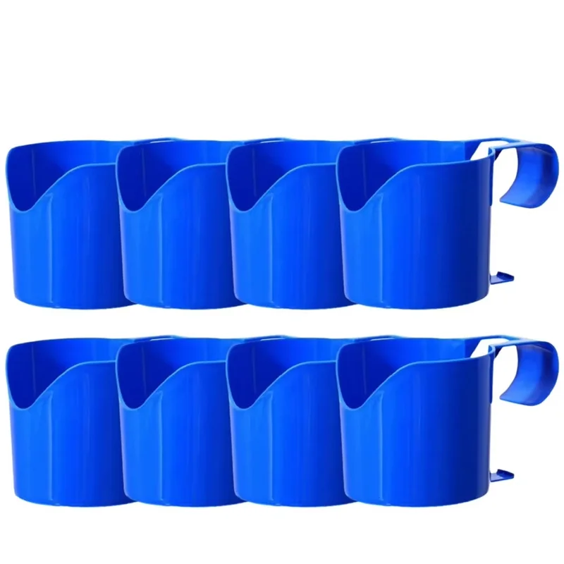 

Держатель-органайзер для бассейна, 8 шт., пластиковая полка для хранения напитков, дезинфицирующих средств, инструментов и аксессуаров для плавания на лето на открытом воздухе