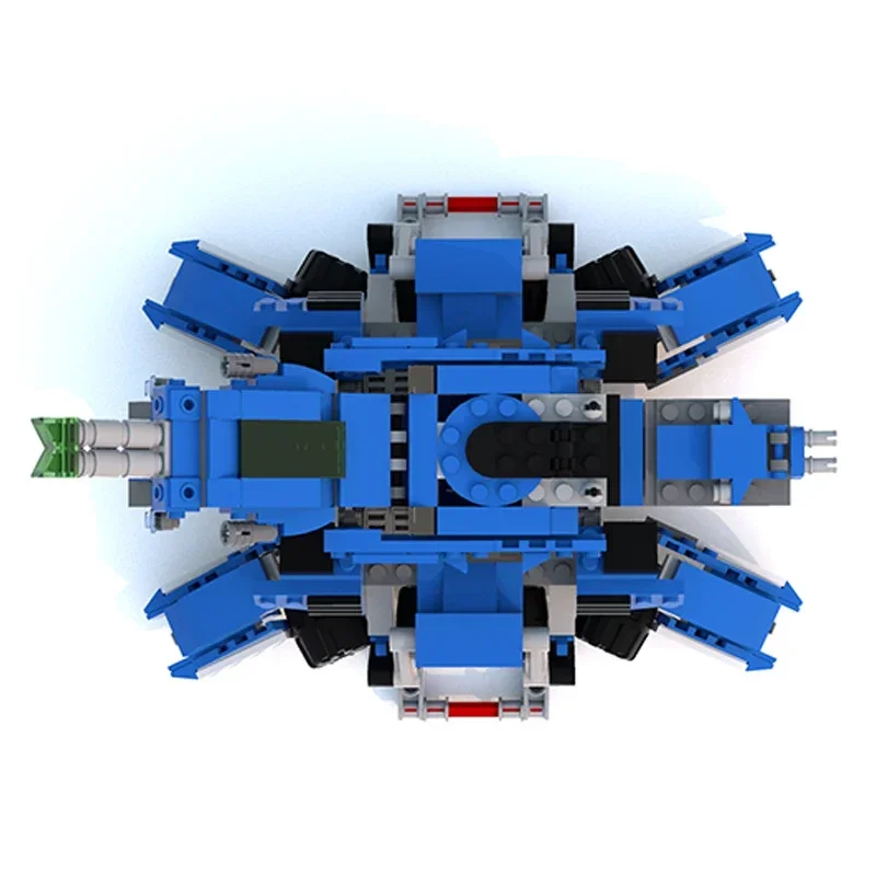 스타 게임 모델 Moc 빌딩 브릭, 무거운 지상 공성 탱크 기술, 모듈식 블록 선물, 크리스마스 장난감, DIY 세트 조립