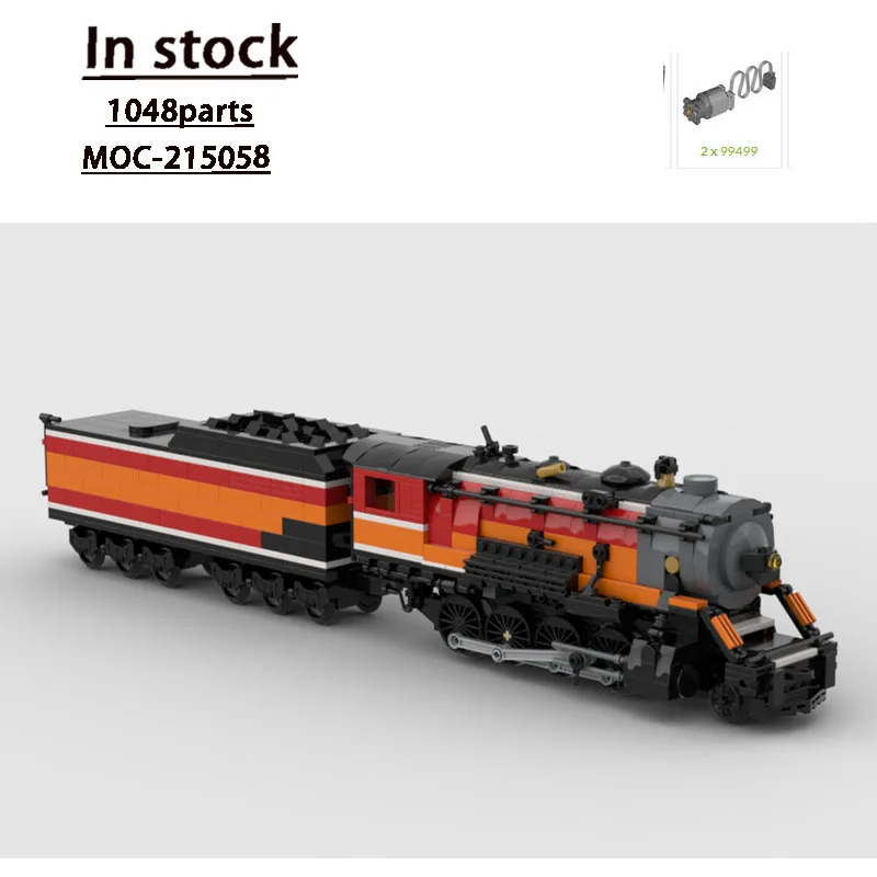 

MOC-215058 City Cargo Transport Train Building Block Model 1048 Parts Creative Birthday Gift Toy for Boys and Children