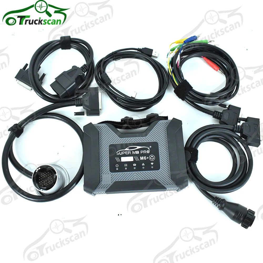 for Super MB  M6+pro DOIP VCI WiFi  Professional For BENZ Dealer Scanner Diagnosis For Mercedes Car Truck Bus