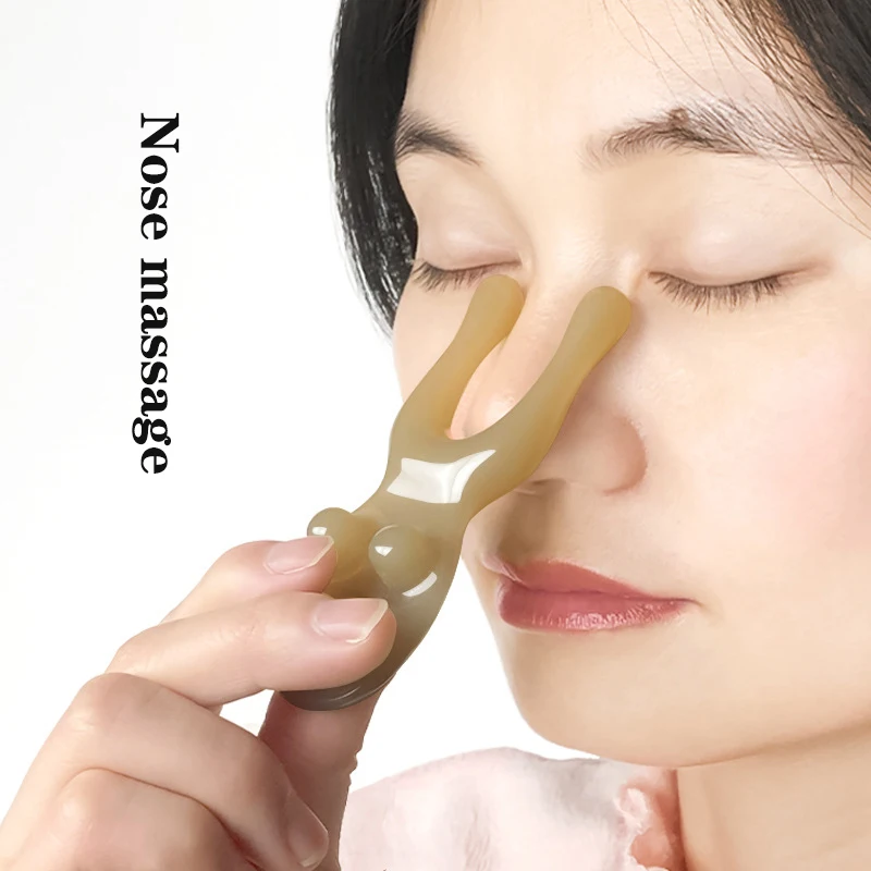 1Pc Periocular Region Scraping Nose Bridge Height Massager Muscle Pulling Stick Acupoint Pointing Pen Scraping Meridian Clearing