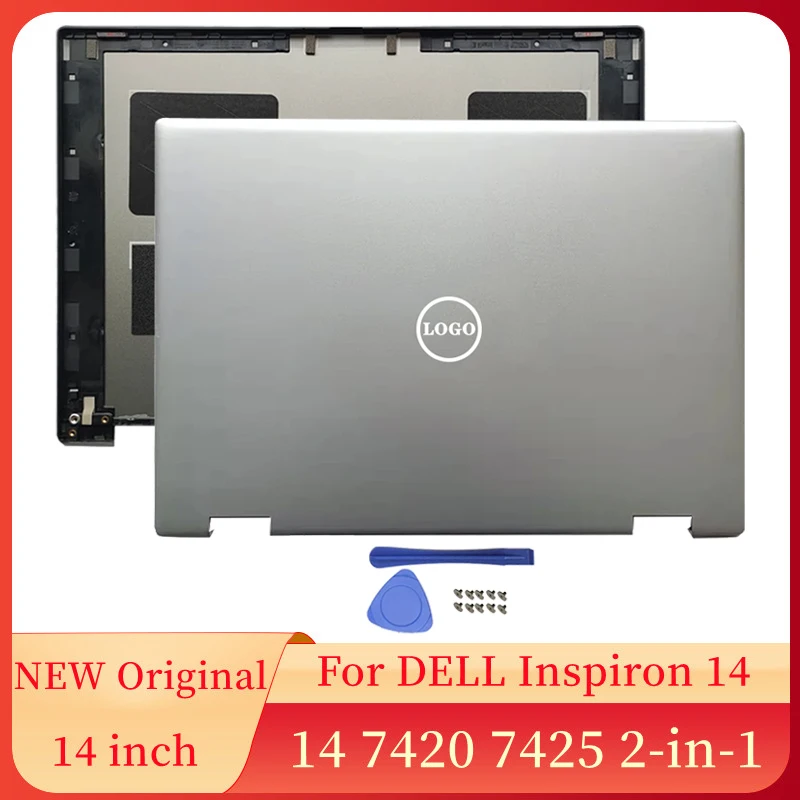 

Новые оригинальные ноутбуки, планшетофон для DELL Inspiron 14 7420 7425 2 в 1, рамка для ноутбука, задняя крышка ЖК-экрана, задняя крышка, цвет: серебристый, 06XT2D