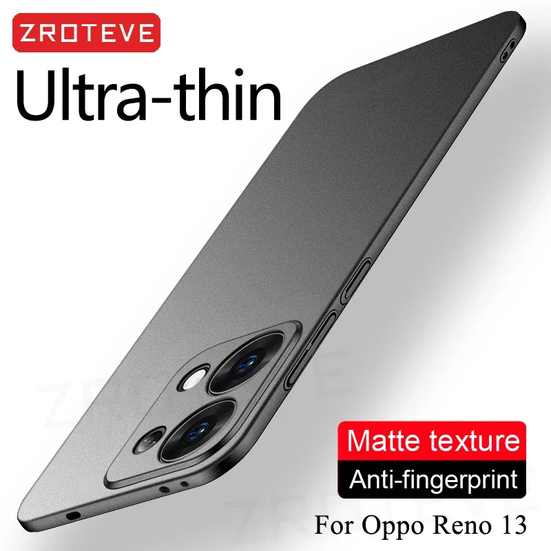For Reno13 Pro Case ZROTEVE Ultra Slim Hard PC Matte Cover For OPPO Reno 13 8 14 Pro Reno8 Reno14 5G Shockproof Phone Cases