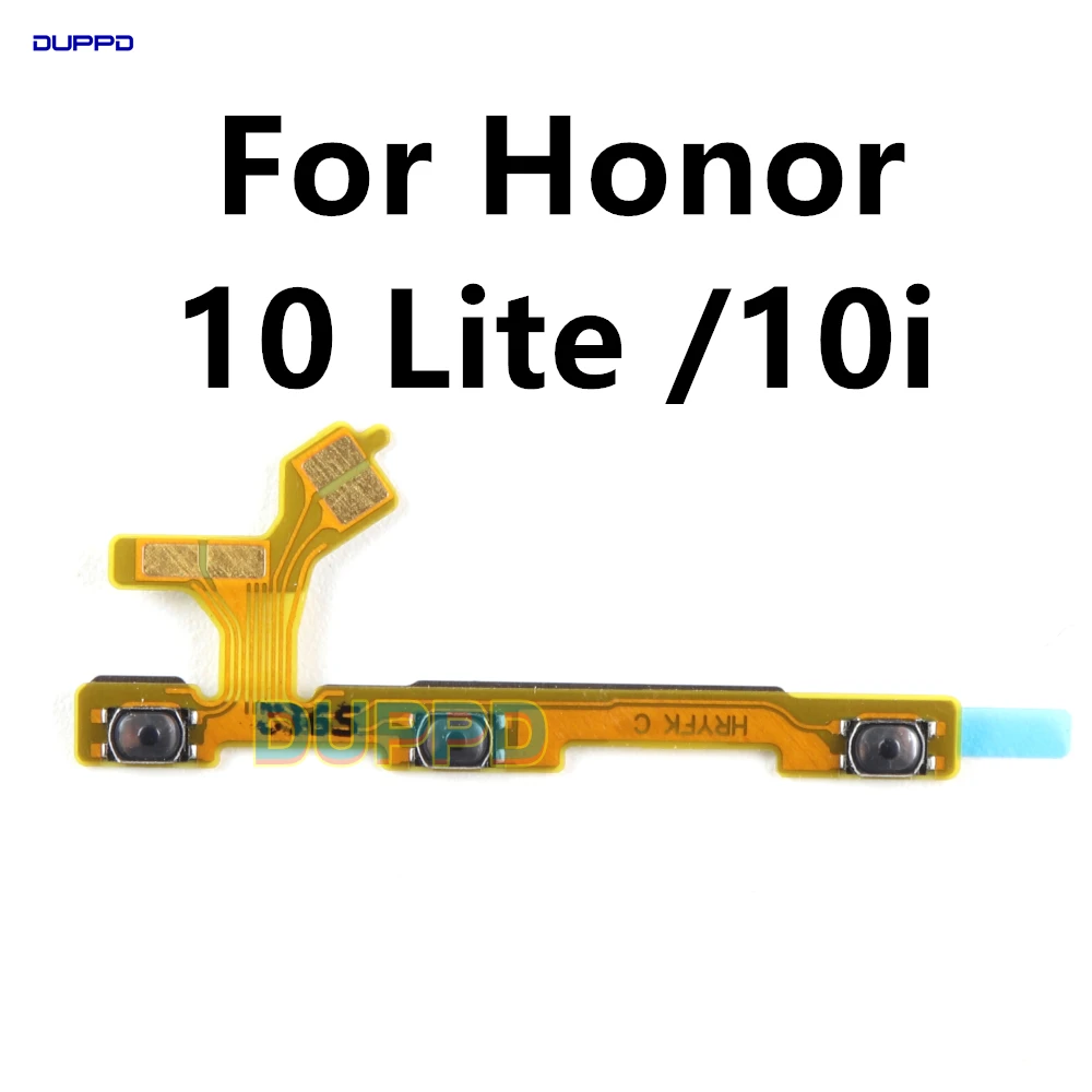 

Mute Switch Power Key Ribbon For Huawei Honor 10 Lite 10i 10Lite Power ON OFF Volume Button Control Flex Cable